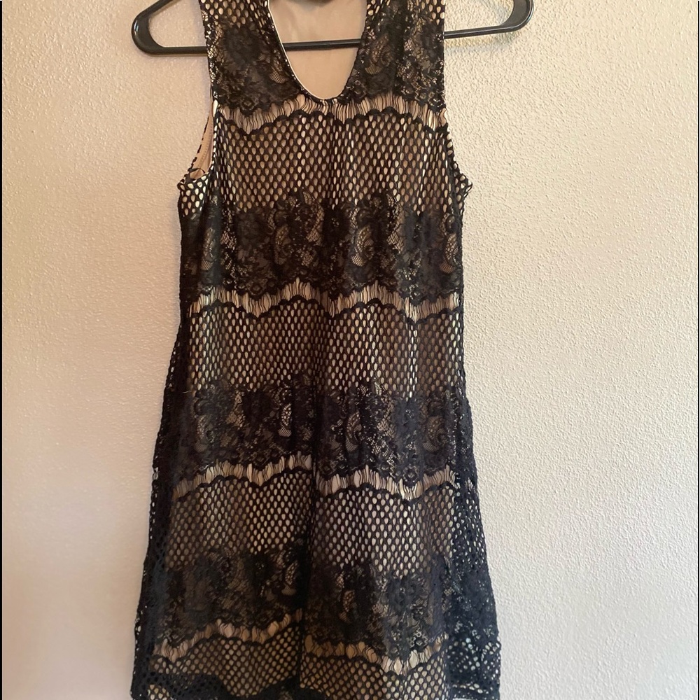 Lace covered dress